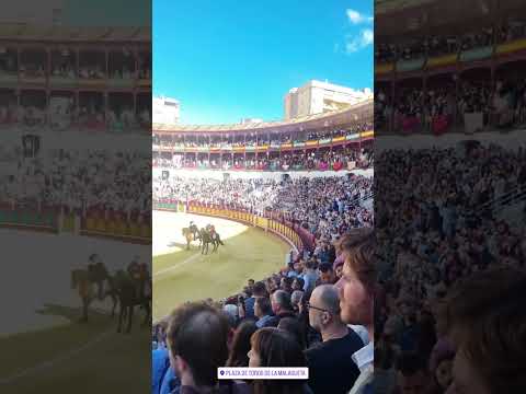 MÁLAGA 2025 -Corrida Picassiana | Himno de España en la corrida de Fortes, Juan Ortega y Roca Rey