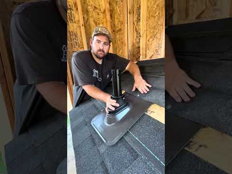 Learn how to install a skylift roof riser and how to install a pipe boot flashing 💪 #roofing #learn