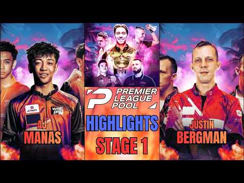 AJ MANAS - JUSTIN BERGMAN | PREMIER LEAGUE POOL 2026 | HIGHLIGHTS