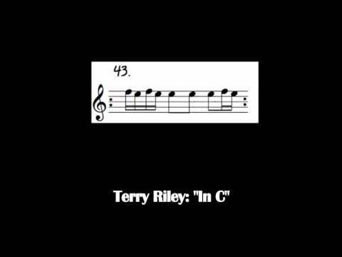 Terry Riley: "IN C" (2/2 motifs  25 à 53) practice