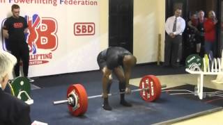 preview picture of video 'David Gray (M2 Unequipped/Classic) 240kg British Record Deadlift'