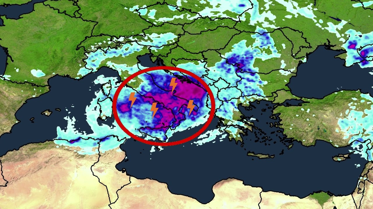 Wetter in Griechenland: ab morgen Schauer und mögliche Überschwemmungen, nächsten Sonntag 37 Grad Hitze