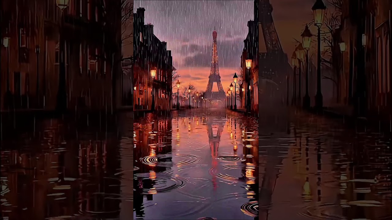 Paris Rain at 3am 🌧️ #paris #rainsounds #sleep
