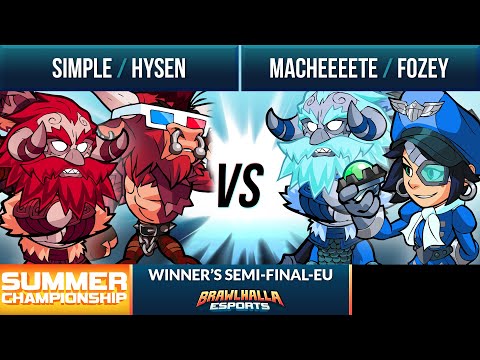 Simple & Hysen vs Macheeeete & Fozey - Winner's Semi-Final - Summer Championship 2020 - 2v2 EU