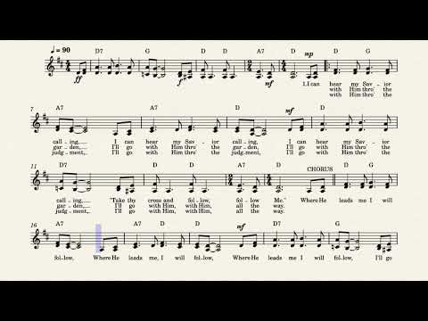 Where He Leads Me - Hymn