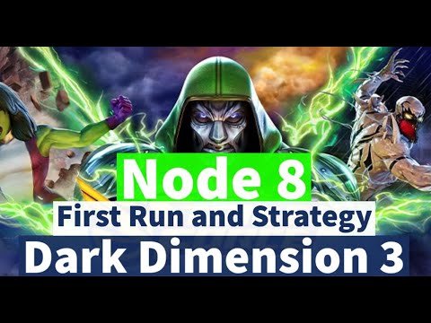 Dark Dimension 3: Node 8 - First Run Attempt! | DD3 Playthrough | Marvel Strike Force - Free to Play