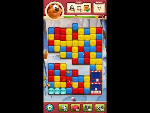 Toon Blast Level 7721 - NO BOOSTERS 🐻🐺🐱 | SKILLGAMING ✔️