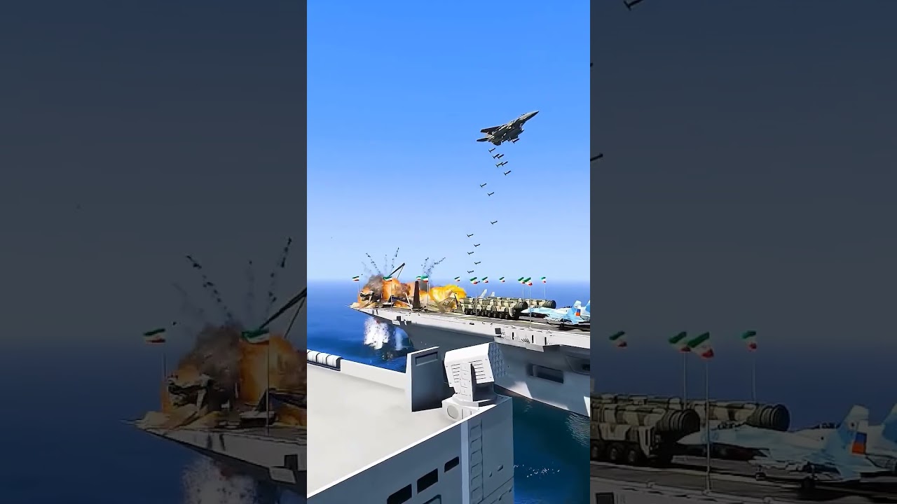 GTA5로 살펴보는 F-15와 항공모함