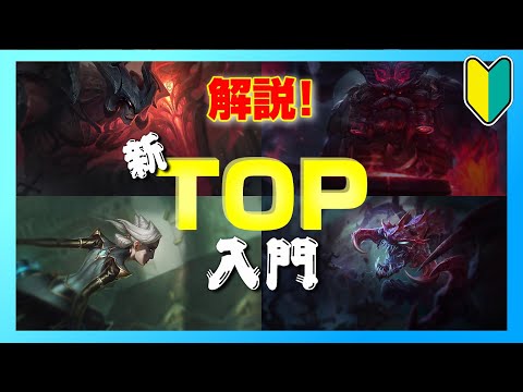 【LoL】初心者向けTOP(トップ)入門講座・役割、立ち回りについて解説