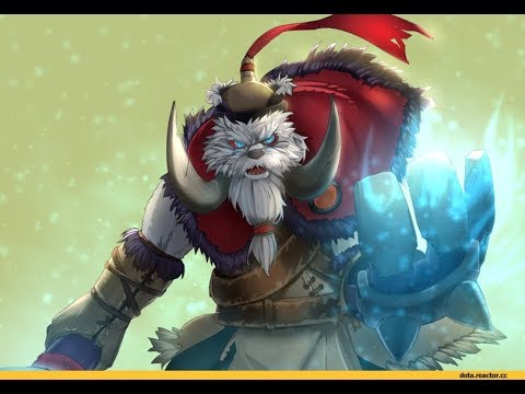 Dota 1 Tuskar (Ymir)! 1 vs 5 AI. Insane mode (Win by all heroes) HD