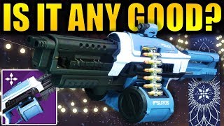 Destiny 2: *NEW* AVALANCHE Machine Gun! - Is it any Good? | The Dawning 2018