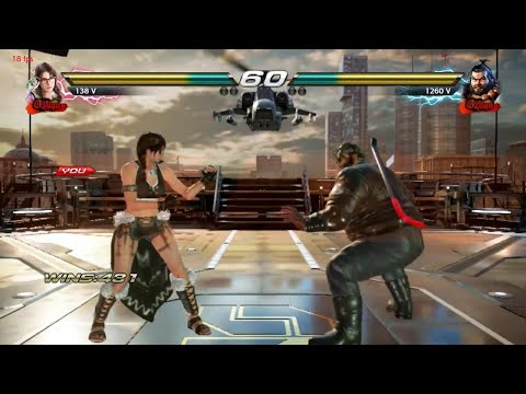 173_5 Julia chan VS Ganryu - Tekken 7 ( Uchiha x24 ) Online PC sin grafica