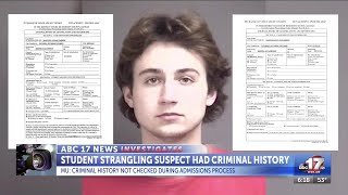 University of Missouri strangling suspect had criminal history before coming to Columbia