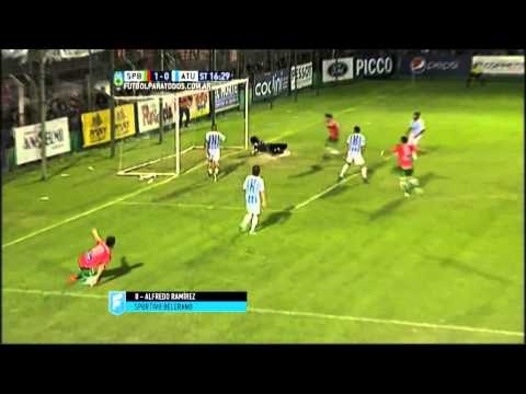 Gol de Ramírez. Sp. Belgrano 1 - Atl. Tucumán 0. Fecha 18. Primera B Nacional 2015. FPT.