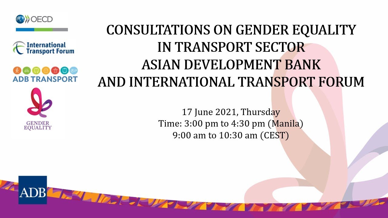 ADB-ITF: Consultations on Gender Equality in Transport Sector