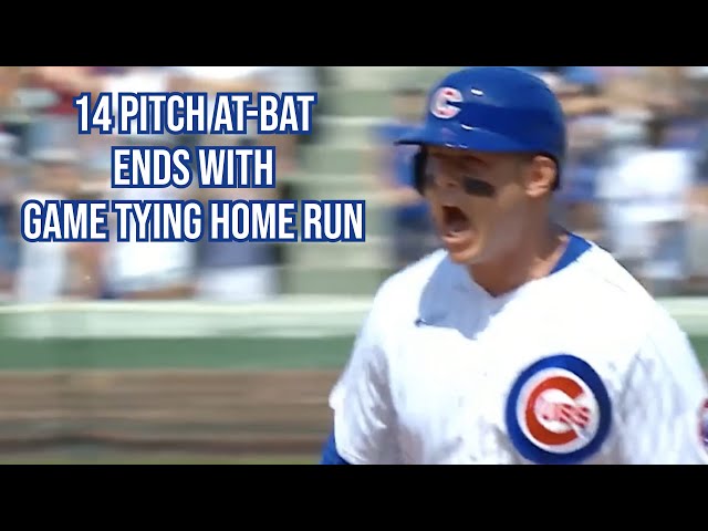 Rizzo's 14 pitch battle ends with game tying home run, a breakdown