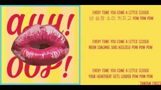 Ahh Oop! ft.eSNa - Mamamoo Lyrics [Han,Rom,Eng]
