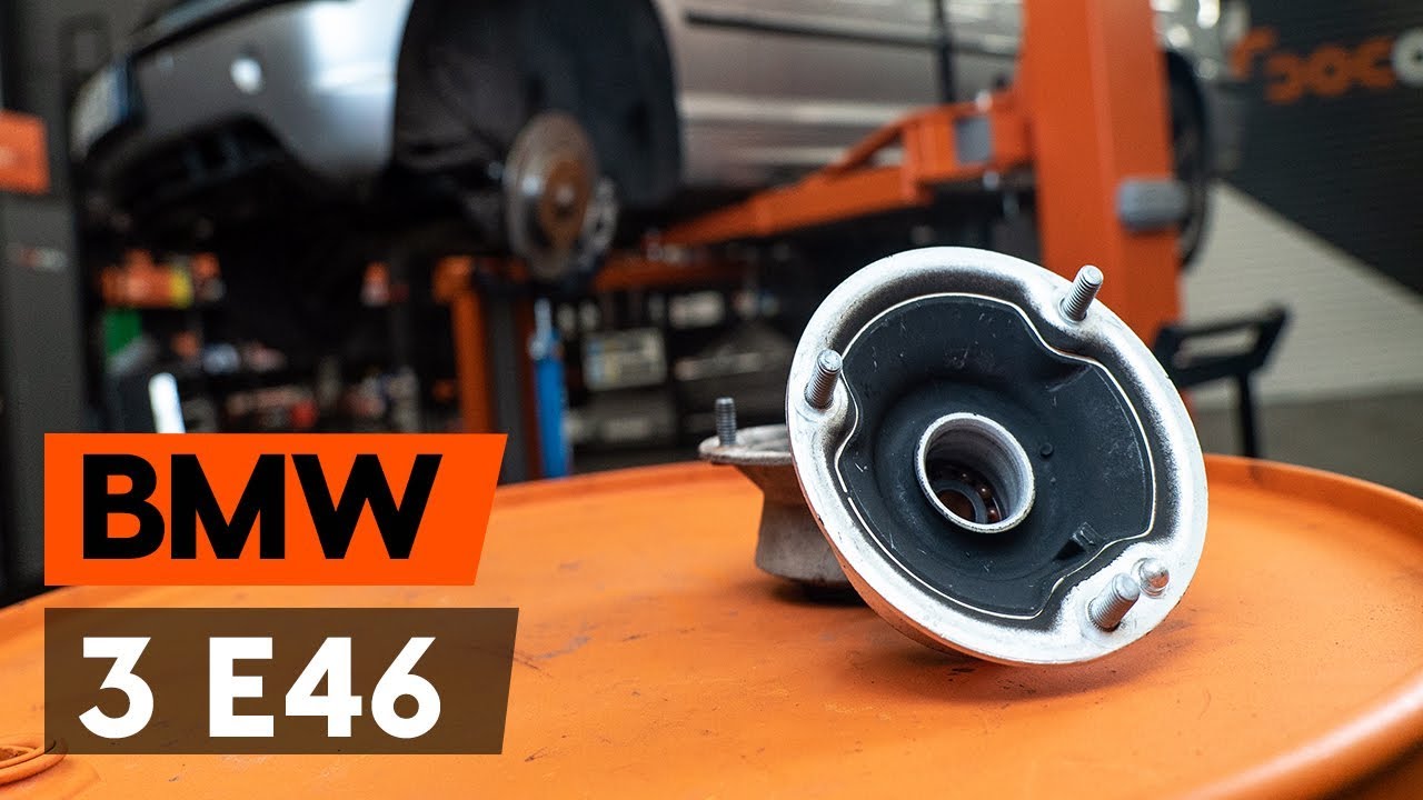 Byta fjäderbenslagring fram på BMW E46 touring – utbytesguide