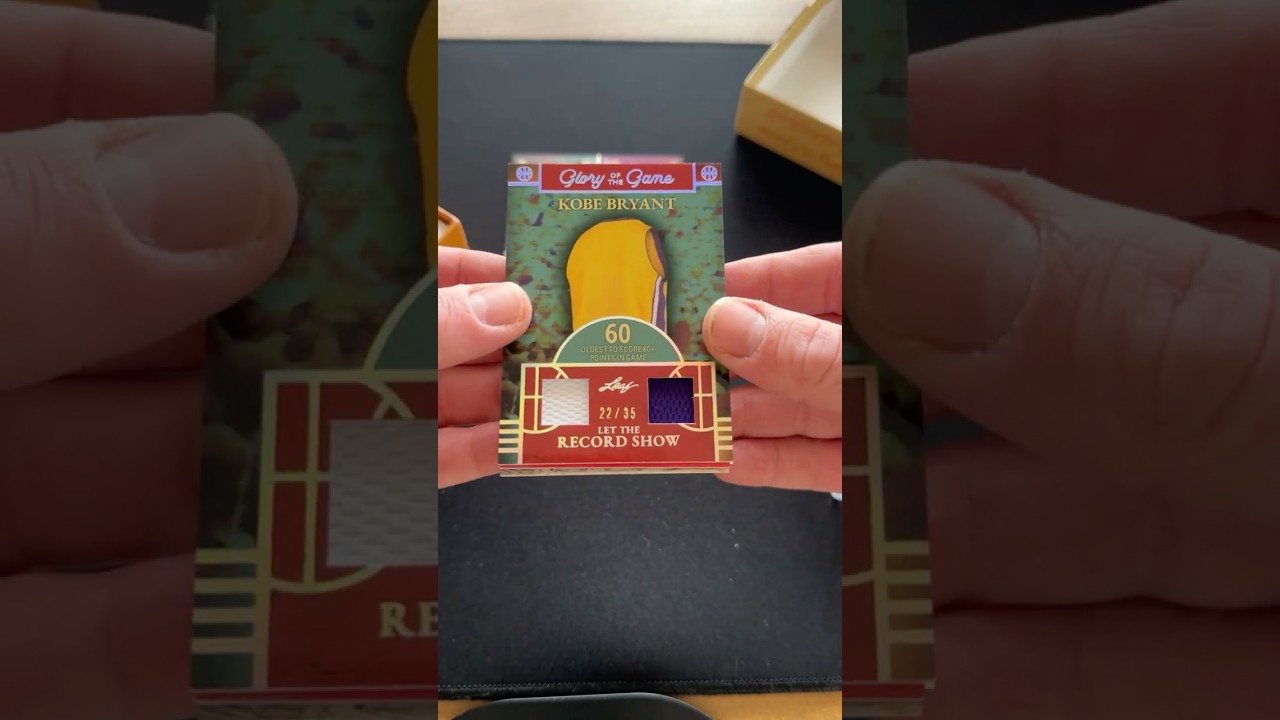 INSANE 2025 Leaf Glory of the Game Basketball Box Break 🔥 Kobe, Kareem & MULTI-AUTO HIT!