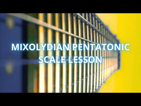 Mixolydian pentatonic scale lesson
