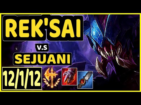 CHIPPYS (REK'SAI) vs SEJUANI - 12/1/12 KDA JUNGLE CHALLENGER GAMEPLAY - OC