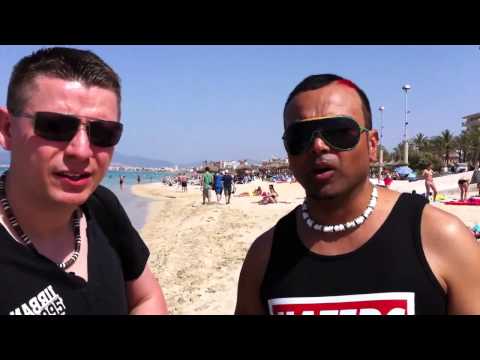 Mr shammi an luux on the beach