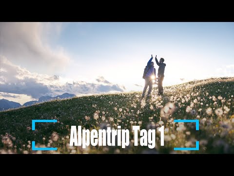 Langzeitbelichtung in den Alpen - Roadtrip Tag 1