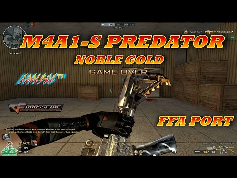 FFA Port M4A1-S Predator Noble Gold! CrossFire Philippines!