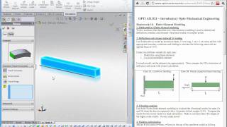 Solidworks Simulation - Cantilever bending