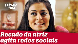 Juliana Paes é criticada por dizer que não aceita extremos ideológicos