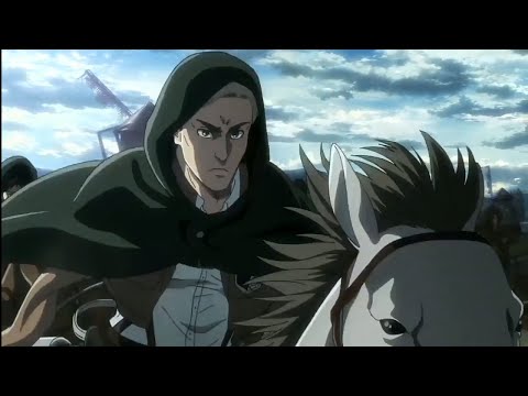 Shingeki no kyojin. La legión de exploración llega ala muralla María español latino