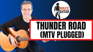 Bruce Springsteen - Thunder Road (MTV Plugged) guitar lesson