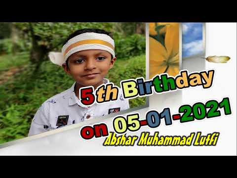 Abshar 5th Birthday