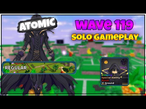 (2.3 TRILLION DMG+) Wave 119 Solo Using The Newest NUKER Cid Kagenou In All Star Tower Defense