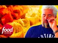 Guy Indulges In Authentic Carnitas Tamales That “Taste Of Home!” | Diners, Drive-Ins & Dives