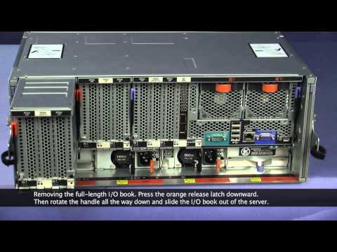 IBM System x3850 X6 removing the full length I/O book