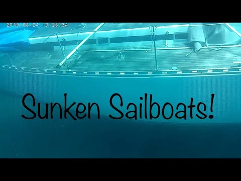 2 Sunk Sailboats!!!! 😩🤭😳