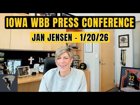 IOWA WOMEN'S BASKETBALL PRESS CONFERENCE: Jan Jensen on her Top 10 Hawkeyes, difficult Maryland test