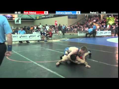 Men`s Freestyle 80 KG Rrok Ndokaj vs. Zachary Epperly