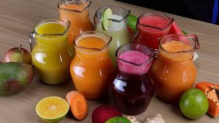 Faça esses 7 sucos naturais em casa e se surpreenda com o sabor