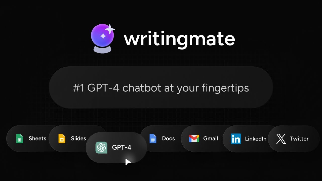 Writingmate.ai: #1 AI Copilot powered by GPT-4 with Google Workspace integration