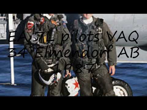 How to pronounce EA 7L pilots VAQ 34 Elmendorf AB 1987 in English?