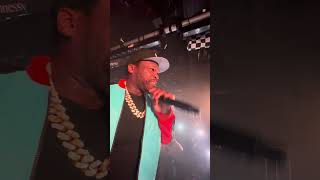 50 CENT performs his icon P.I.M.P song to a London nightclub during F weekend