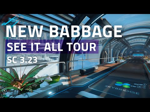 Star Citizen – New Babbage | The See It All Tour 😳 in SC 3.23 | Walkthrough & Aurora Explosion