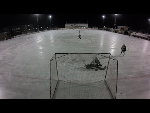 Bandy Goalkeeper Drills on the ice Part 2