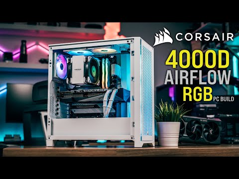 Corsair 4000D Airflow PC Build Timelapse