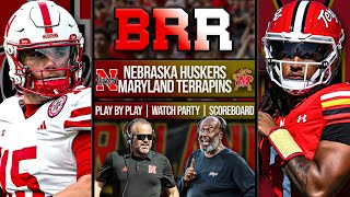Nebraska Cornhuskers vs Maryland Terrapins | LIVE | Scoreboard | Play By Play | Postgame Show