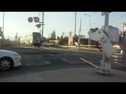 Semi Truck knocks down RR Crossing.