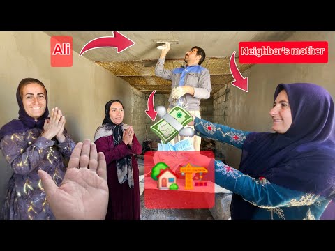 La madre de un vecino se une a Ali para construir una casa para Halimeh