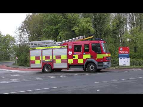 Lancashire Fire & Rescue Service- Chorley PLR(62reg DAF Spare Appliance) Turnout May 2021